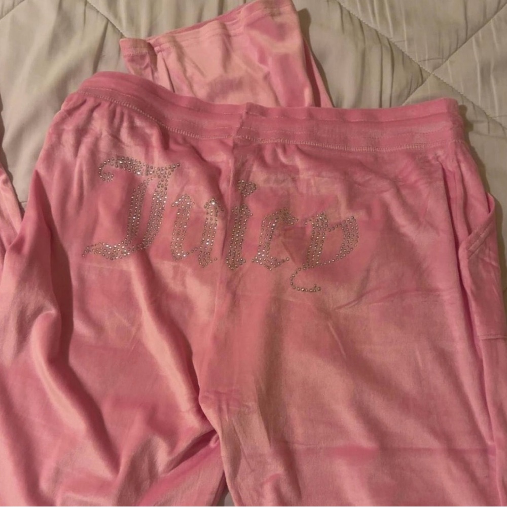 Juicy Couture Pink Velour Lounge Pants